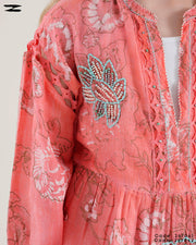 V-Neck Long Sleeve Blouse
